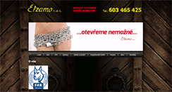 Desktop Screenshot of elzamo.cz